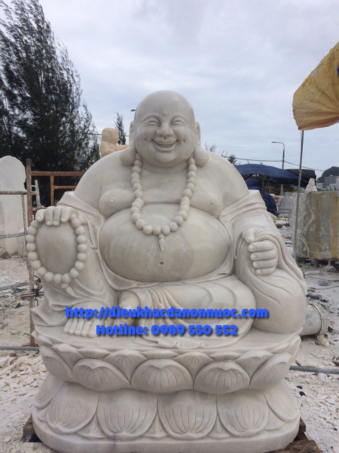 Tượng phật di lặc đá cẩm thạch