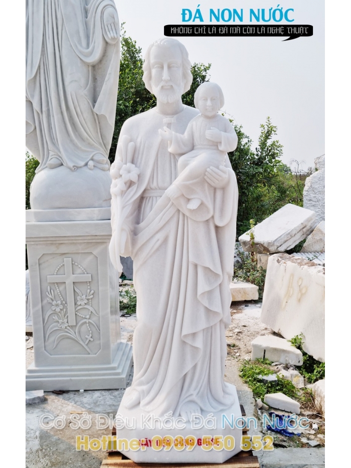 Tượng Thánh Giuse Đá Cẩm Thạch